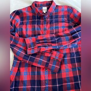 J. Crew Plaid Button Down Shirt
